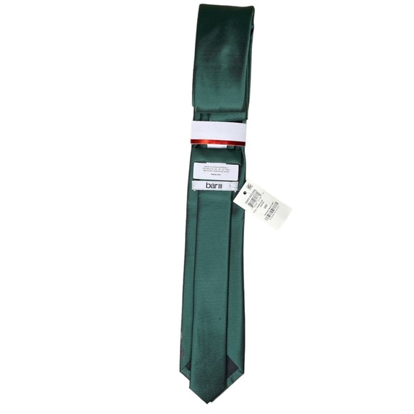 BAR III Men’s Neck Tie Dark Green Santa Bulldog Festive Office Formal - Picture 3 of 3